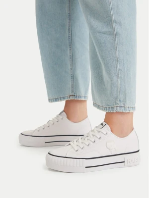 Trampki KARL LAGERFELD Kampus Max KL60426 Biały