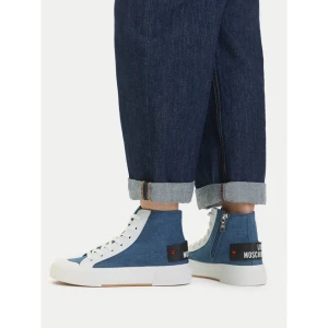 Trampki LOVE MOSCHINO JA15022G1MJO5700 Niebieski