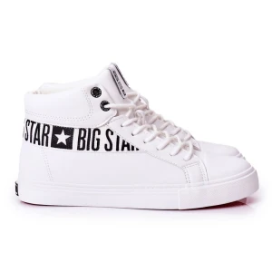 Trampki Męskie Big Star Wysokie Białe EE174340