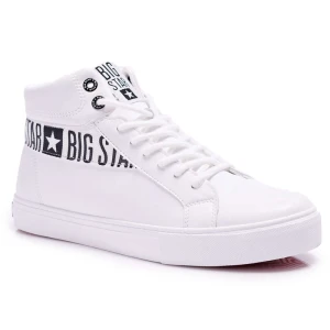 Trampki Męskie Big Star Wysokie Białe EE174340