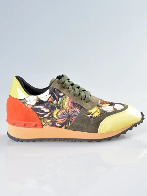 Trampki sneakersy w printy khaki Cocomoda.pl - odzież damska, sukienki, buty, dodatki
