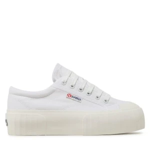 Trampki Superga Stripe Platform 2631 S5111SW Biały