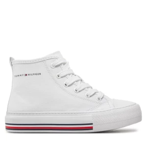 Trampki Tommy Hilfiger High Top Lace-Up Sneaker T3A9-33188-1687 M White 100