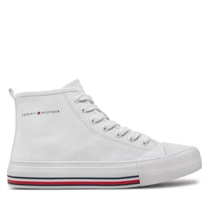 Trampki Tommy Hilfiger High Top Lace-Up Sneaker T3A9-33188-1687 S White 100