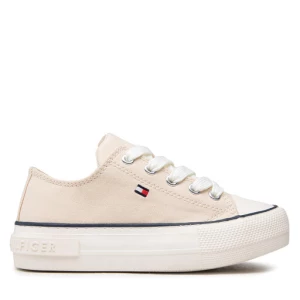 Trampki Tommy Hilfiger Low Cut Lace-Up Sneaker T3A4-32118-0890 M Beżowy