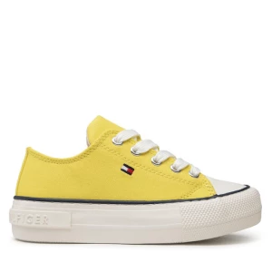 Trampki Tommy Hilfiger Low Cut Lace-Up Sneaker T3A4-32118-0890 M Żółty