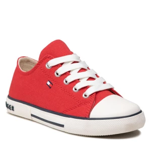 Trampki Tommy Hilfiger Low Cut Lace-Up Sneaker T3X4-32207-0890 M Czerwony