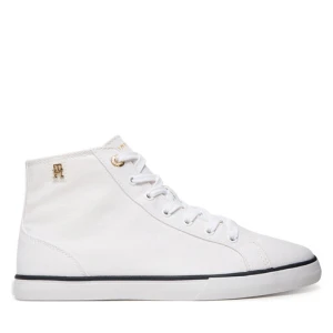 Trampki Tommy Hilfiger Th Chic Low Profile Mid Cut FW0FW09356 Biały