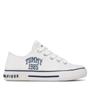 Trampki Tommy Hilfiger Varsity Low Cut Lace-Up Sneaker T3X9-32833-0890 M White 100