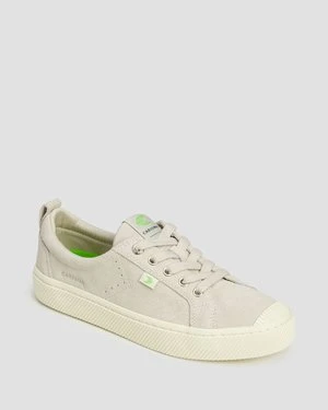 Trampki Zamszowe Damskie Cariuma Oca Low Vintage White Suede