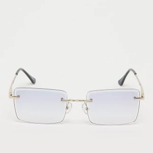 Transparente Rahmenlose Sonnenbrille - gold, violett Lusion