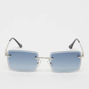 Transparente Rahmenlose Sonnenbrille - silber, blau Lusion