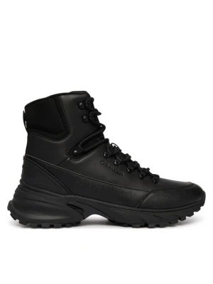 Trapery Calvin Klein Hike Runner Mid Laceup Lth HM0HM02323 Czarny