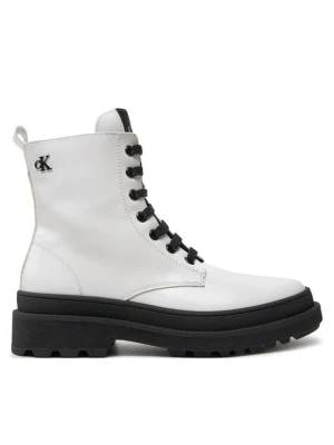 Trapery Calvin Klein Jeans Lace-Up Bootie V4A5-81031-1453 S Biały