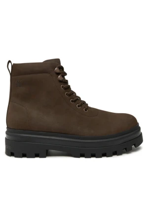 Trapery Calvin Klein Jeans Lugged Laceup Boot Oxf Hiking Nb YM0YM01076 Brązowy