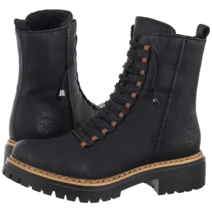 Trapery Czarne 72653-00 Black (RI334-a) Rieker