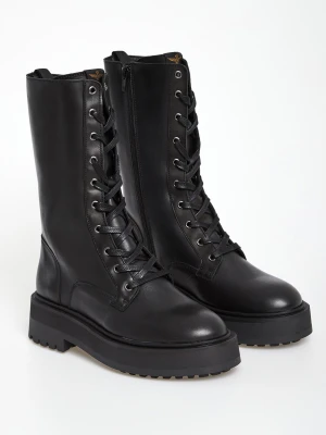 Trapery damskie skórzane AERONAUTICA MILITARE