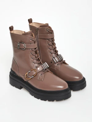 Trapery damskie skórzane Mia 19 PINKO