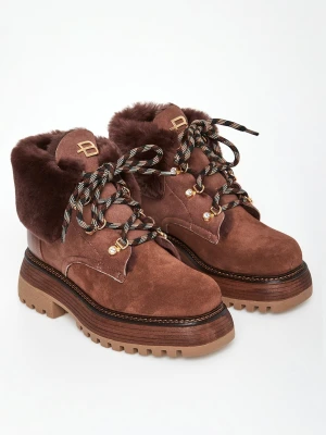 Trapery damskie zamszowe BALDININI