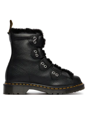 Trapery Dr. Martens 1460 Faux Fur Lined DM31876001 Czarny