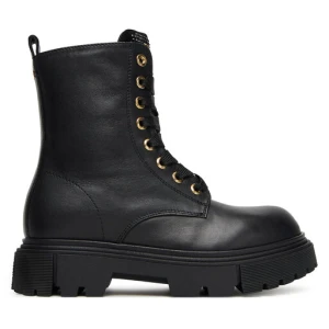 Trapery Elisabetta Franchi Lace-Up Bootie F4A5-E0411-1251 S Czarny