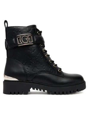 Trapery Guess FLTORA FAL10 Czarny