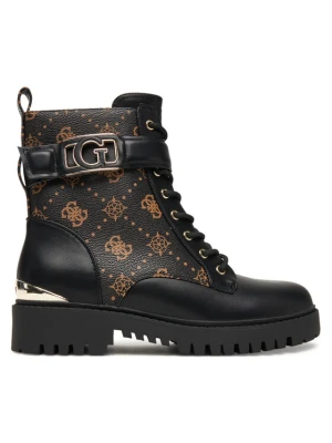 Trapery Guess FLTORA FAL10 Czarny