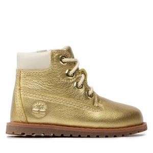 Trapery Timberland Pokey Pine 6in Boot With TB0A2N56H561 Gold Metallic
