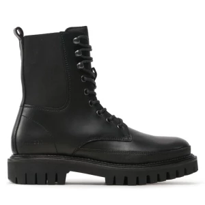 Trapery Tommy Hilfiger Premium Casual Chunky Lth Boot FM0FM04187 Black BDS