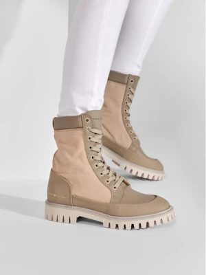 Trapery Tommy Hilfiger Th Casual Lace Up Boot FW0FW06549 Beżowy