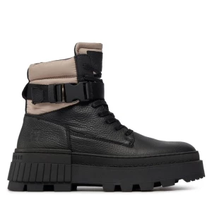 Trapery Tommy Hilfiger Th Elevated Chunky Lth Bkle Boot FM0FM04909 Czarny