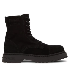 Trapery Tommy Jeans Tjm Casual Boot Suede EM0EM01336 Czarny