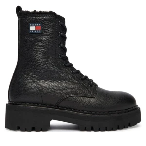 Trapery Tommy Jeans Tjw Urban Laceup Boot Wl EN0EN02906 Czarny