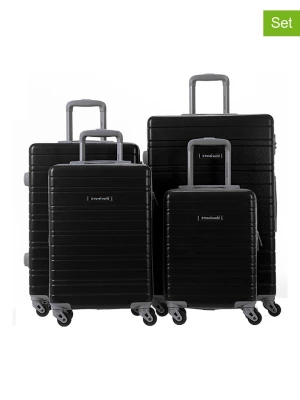 Travel World Walizki (4 szt.) w kolorze czarnym rozmiar: onesize