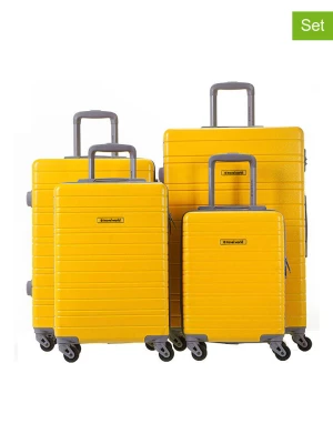 Travel World Walizki (4 szt.) w kolorze żółtym rozmiar: onesize