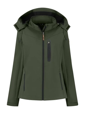 TRAVELIN' Kurtka softshellowa "Hella" w kolorze khaki rozmiar: 40