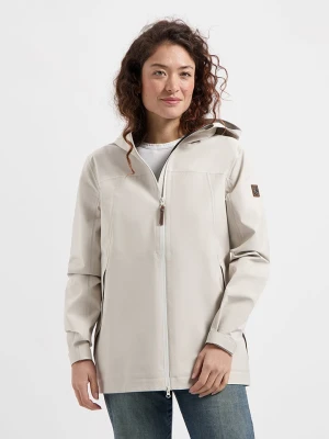 TRAVELIN' Kurtka softshellowa "Jannike" w kolorze kremowym rozmiar: XL