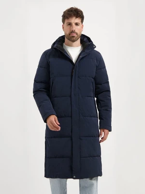 TRAVELIN' Płaszcz pikowany "Kalmar" w kolorze granatowym rozmiar: XXL