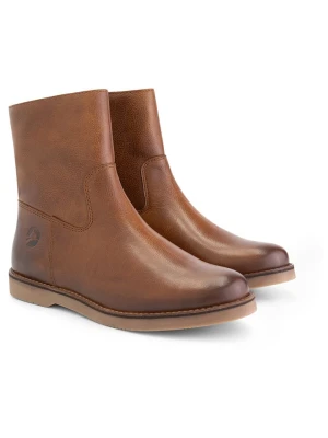 TRAVELIN' Skórzane botki "Beziers" w kolorze jasnobrązowym rozmiar: 37