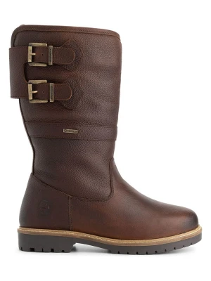 TRAVELIN' Skórzane botki "Dawson" w kolorze brązowym rozmiar: 36