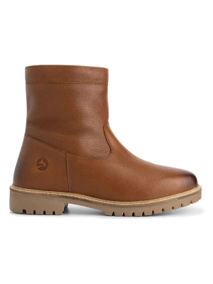 TRAVELIN' Skórzane botki "Fyresdal" w kolorze jasnobrązowym rozmiar: 44