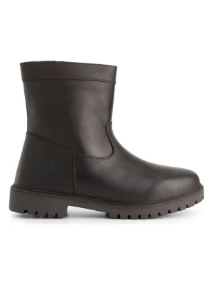 TRAVELIN' Skórzane botki "Husby" w kolorze brązowym rozmiar: 44