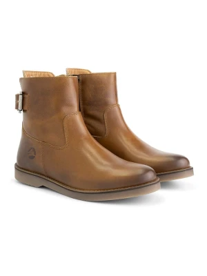 TRAVELIN' Skórzane botki "Loudeac" w kolorze jasnobrązowym rozmiar: 40