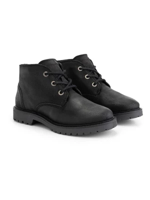 TRAVELIN' Skórzane botki "Thorning" w kolorze czarnym rozmiar: 43