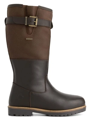 TRAVELIN' Skórzane kozaki "Grimdalen" w kolorze brązowym rozmiar: 39