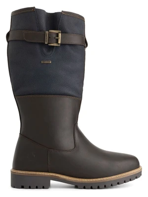 TRAVELIN' Skórzane kozaki "Hyllestad" w kolorze granatowo-brązowym rozmiar: 46