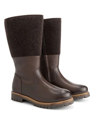 TRAVELIN' Skórzane kozaki "Lagen" w kolorze brązowym rozmiar: 41