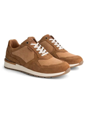 TRAVELIN' Skórzane sneakersy "Newberry" w kolorze jasnobrązowym rozmiar: 45