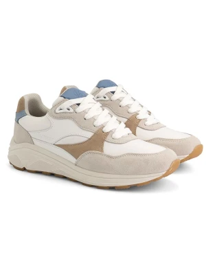 TRAVELIN' Skórzane sneakersy "Rayleigh" w kolorze biało-beżowym rozmiar: 37