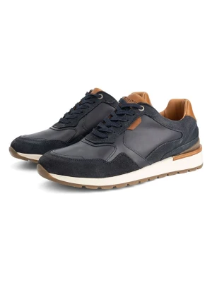 TRAVELIN' Skórzane sneakersy w kolorze granatowym rozmiar: 47